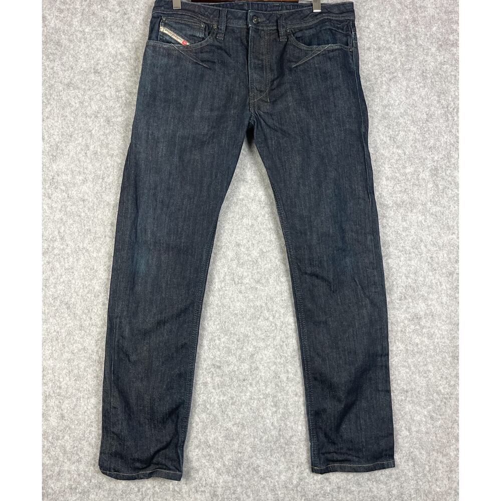 Diesel Industry Jeans Mens 33x29 Shioner Slim Skinny Stretch Dark Wash‎